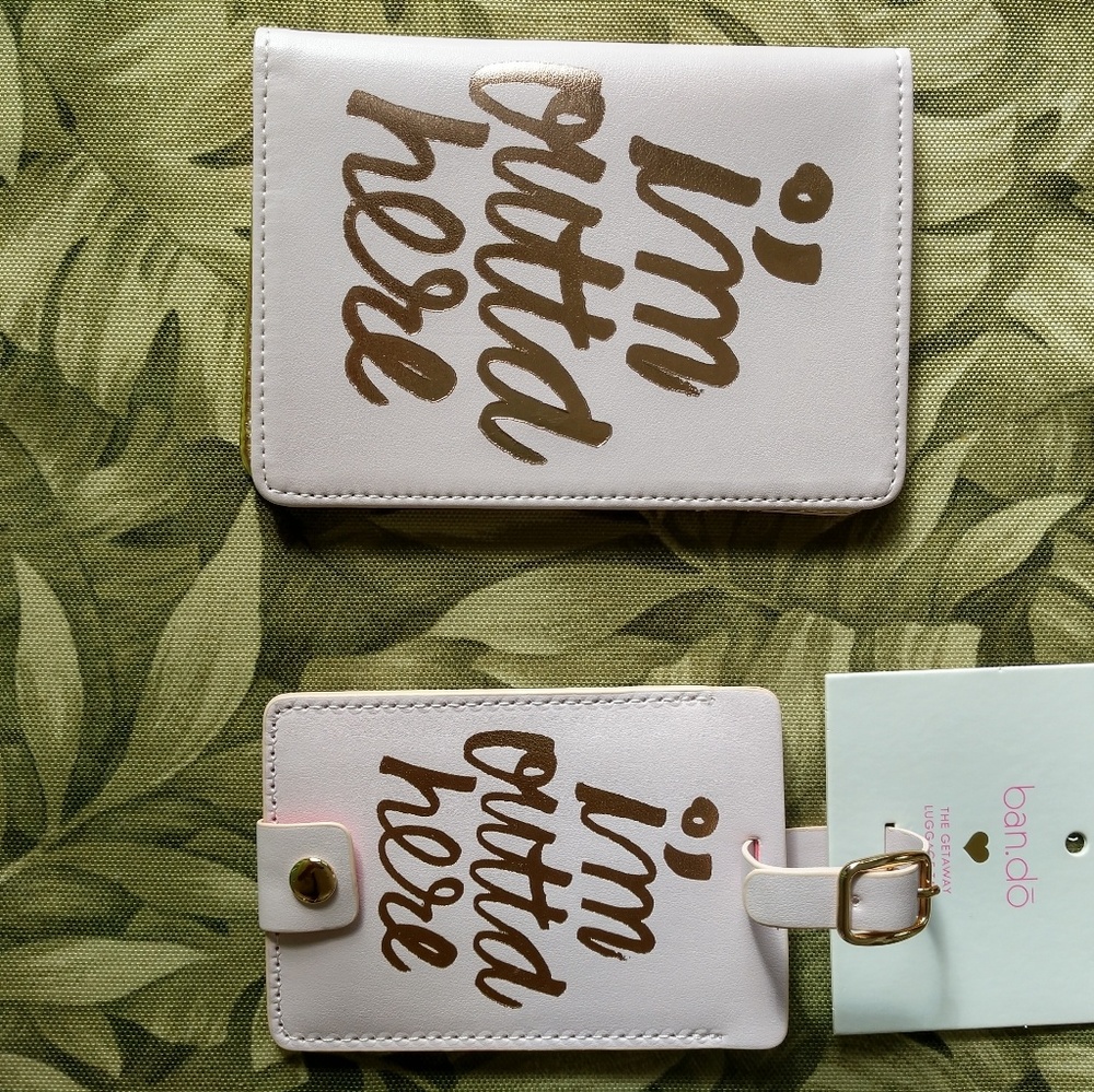 Passport and luggage tag